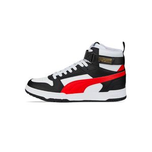 TENIS PUMA RBD GAME MID NEGRO/BLANCO/ ROJO UNISEX
