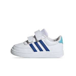 TENIS ADIDAS BREAKNET 2.0 CF I CLOUD WHITE/BLUE/ BLUE UNISEX - BLANCO