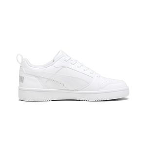 TENIS REBOUND PUMA PUMA WHITE-COOL LIGHT GRAY UNISEX - BLANCO