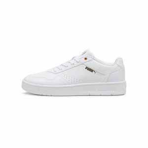 TENIS COURT CLASSIC PUMA PUMA WHITE-PUMA GOLD CABALLERO - BLANCO