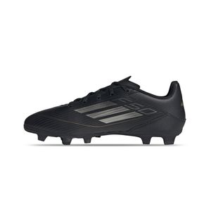TENIS ADIDAS F50 CLUB FXG CORE BLACK/IRON METALLIC/ GOLD METALLIC CABALLERO - NEGRO
