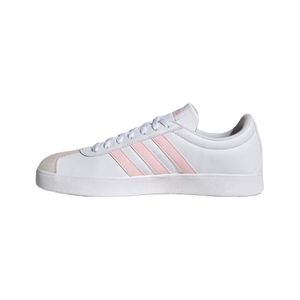 TENIS ADIDAS VL COURT BASE CLOUD WHITE/CLEAR PINK/ GREY ONE DAMA