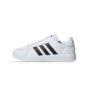 TENIS ADIDAS GRAND COURT BASE  WHT/BLACK/WHT DAMA  - BLANCO
