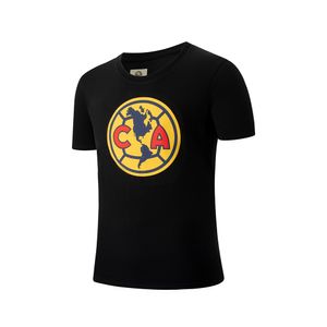CAMISETA MANGA CORTA CUELLO REDONDO DE HOMBRE CLUB AMERICA COLECCION RETRO - NEGRO