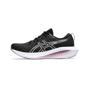 TENIS ASICS GEL-EXCITE BLACK/WATERSHED ROSE DAMA - NEGRO/BLANCO