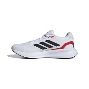 TENIS ADIDAS RUNFALCON CLOUD WHITE/ CORE BLACK/ BETTER SCARLET CABALLERO - BLANCO
