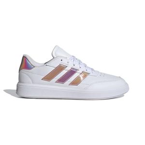 TENIS ADIDAS COURTBLOCK BLANCO HOLOGRAM DAMA - BLANCO
