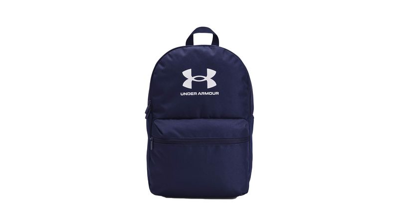 MOCHILA UNDER ARMOUR BACKPACK MIDNIGHT NAVY MOD GRAY WHITE UNISEX AZUL