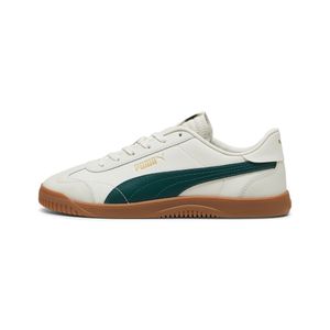 TENIS PUMA CLUB VAPOR GRAY-DARK MYRTLE-PUMA GOLD CABALLERO - BLANCO