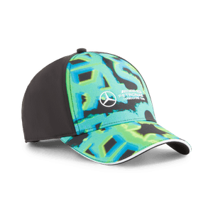 GORRA PUMA CLASSIC PUMA BLACK-AOP MERCEDES CABALLERO - VERDE