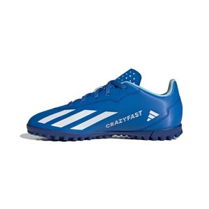 TENIS ADIDAS X CRAZYFAST.4 TF J  AZL-BCO-RJO NIÑOS - AZUL