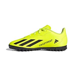 TENIS ADIDAS X CRAZYFAST CLUB TF J TEAM SOLAR YELLOW 2/CORE BLACK/FTWR WHITE NINOS - AMARILLO