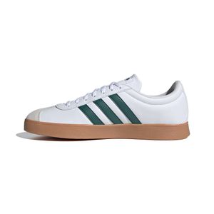 TENIS ADIDAS VL COURT FTWR WHITE/COLLEGIATE GREEN/GREY ONE CABALLERO - BLANCO