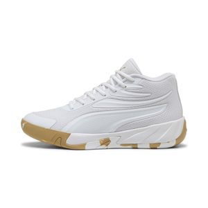 TENIS PUMA COURT PRO PUMA WHITE-MATTE PUMA GOLD CABALLERO - BLANCO