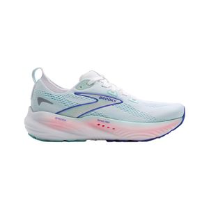 TENIS BROOKS GLYCERIN 22 WHITE/LIMPET SHELL/AMPARO BLUE DAMA - BLANCO