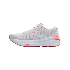 TENIS BROOKS GHOST MAX 2 WHITE/HOT CORAL DAMA - BLANCO