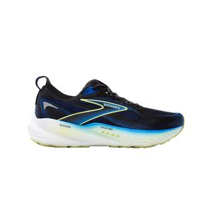 TENIS BROOKS GLYCERIN 22 BLACK/COBALT/NEO YELLOW CABALLERO - NEGRO