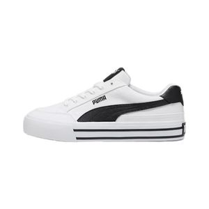TENIS PUEMA COURT CLASSIC VULC BALNCO NEGRO UNISEX - BLANCO
