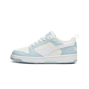 TENIS REBOUND PUMA PUMA WHITE-COOL LIGHT GRAY UNISEX - BLANCO