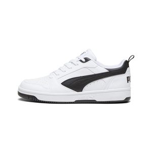 TENIS PUMA REBOUND LOW PUMA WHITE-PUMA BLACK-PUMA BLACK CABALLERO - BLANCO