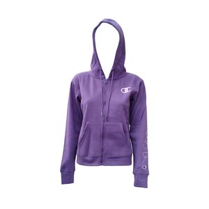 SUDADERA CHAMPION FULL ZIP MORADO DAMA - MORADO