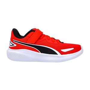 TENIS PUMA SKYROCKET FOR ALL TIME RED-PUMA BLACK-PUMA WHITE NINOS - ROJO