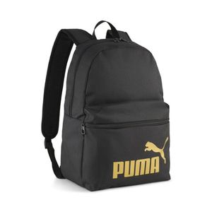 MOCHILA PUMA BACKPACK PUMA BLACK-GOLD-NO.1 LOGO UNISEX - NEGRO