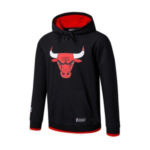 SUDADERA CHICAGO BULLS NEGRO/ROJO CABALLERO - NEGRO/ROJO
