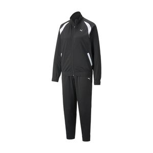 CONJUNTO PUMA CLASSIC TRICOT SUIT OP BLANCO NEGRO DAMA - NEGRO