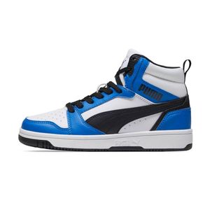 TENIS PUMA REBOUND V6 MID JR - AZUL
