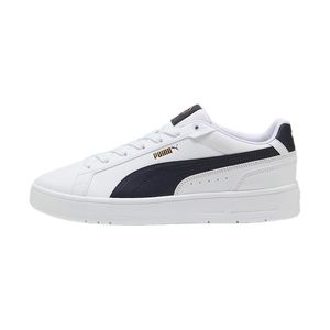 TENIS PUMA COURT CLASSICO PUMA WHITE-NEW NAVY-PUMA GOLD CABALLERO - BLANCO