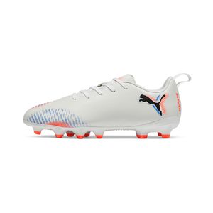 TENIS PUMA FUTURE  WHITE- BLACK-GLOWING RED NINOS - MULTICOLOR