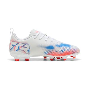 TENIS PUMA FUTURE  WHITE- BLACK-GLOWING RED NINOS - MULTICOLOR