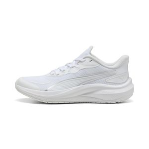 TENIS PUMA SKYROCKET  BLACK- WHITE- SILVER NINOS - BLANCO