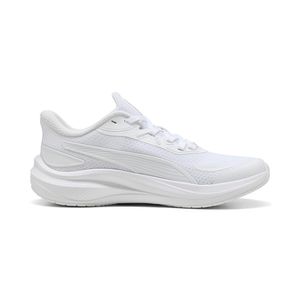 TENIS PUMA SKYROCKET  BLACK- WHITE- SILVER NINOS - BLANCO