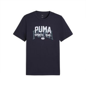 PLAYERA PUMA SS TEE NEW NAVY CABALLERO - NEGRO